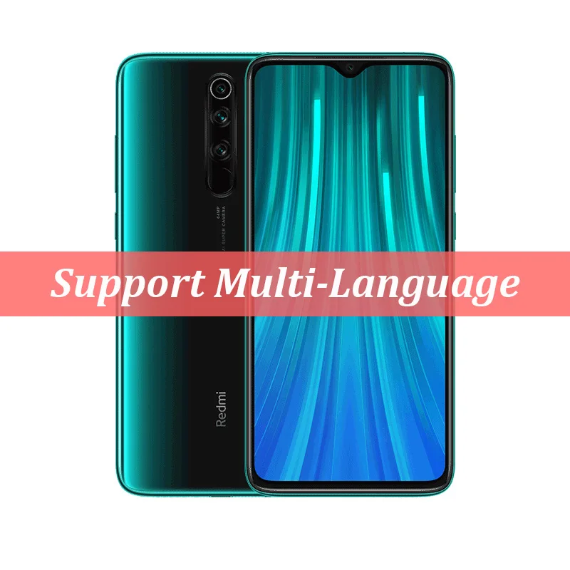 Green Xiaomi Redmi Note 8 Pro с глобальной прошивкой, 8 ГБ, 128 ГБ, 64 мп, четыре камеры MTK Helio G90T, 6,53 '', FHD+ экран, смартфон, 4500 мА/ч, 18 Вт, QC 3,0 - Цвет: Green
