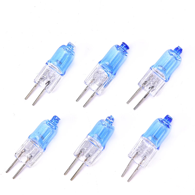 

10PCS G4 AC 12V Halogen Lamp JC Type G4 Halogen Light Bulbs G4 Base Clear Halogen inserted beads crystal lamp High Quality Hot!