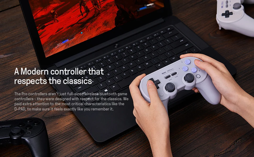 8bitdo SN30 pro plus контроллер с джойстиком для Windows, Android macOS nintendo переключатель