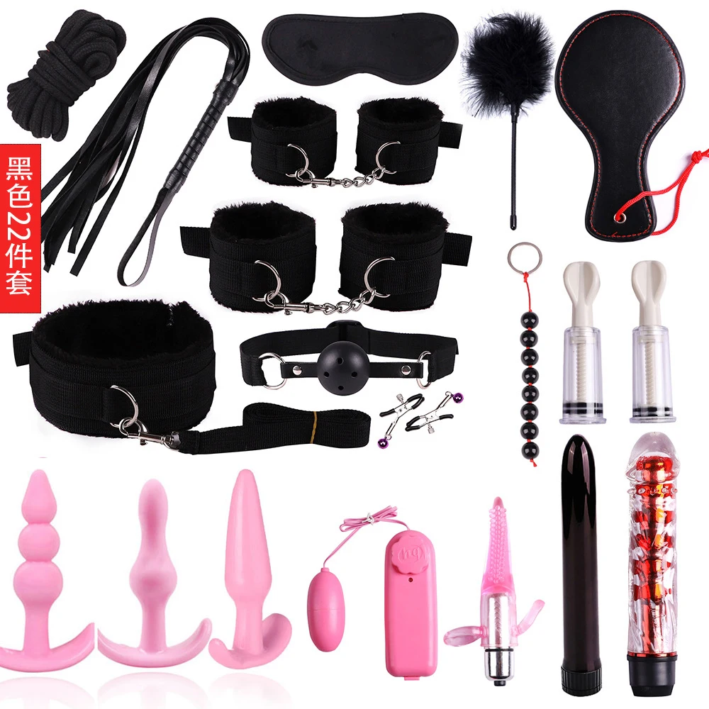 Секс Инструменты БДСМ бондаж ошейник наручники зажимы для сосков плетка шлепков