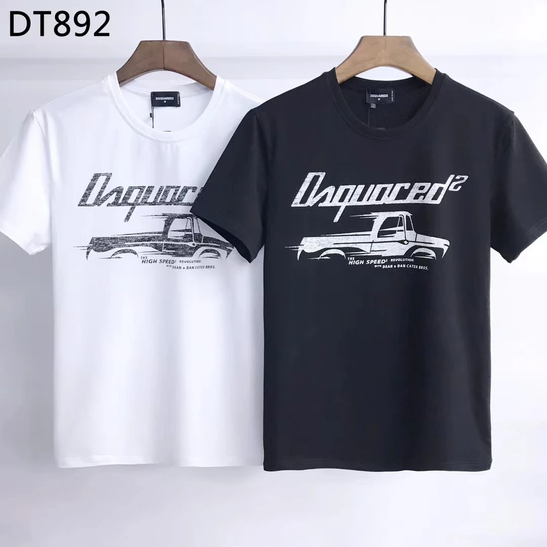 

2021 Новая модная трендовая мужская футболка Dsquared2 с принтом DT892