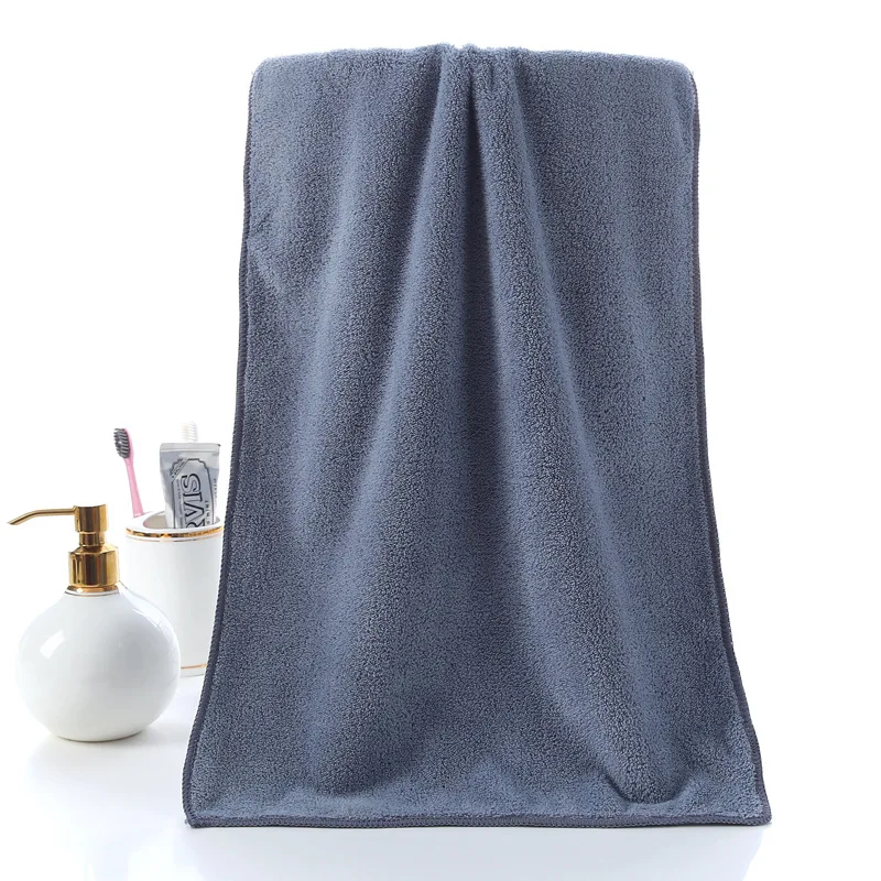 Абсорбирующее полотенце с эффектом потертости бархатное кораллового цвета