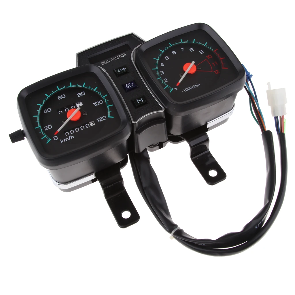 12V мотоциклов Тахометр одометр спидометр 0-120 км/ч датчик для Suzuki GS125