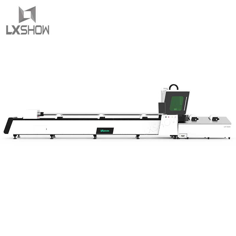 Round or square tube cutting fiber laser machine with the rotary for Tube size 6m 6020 |