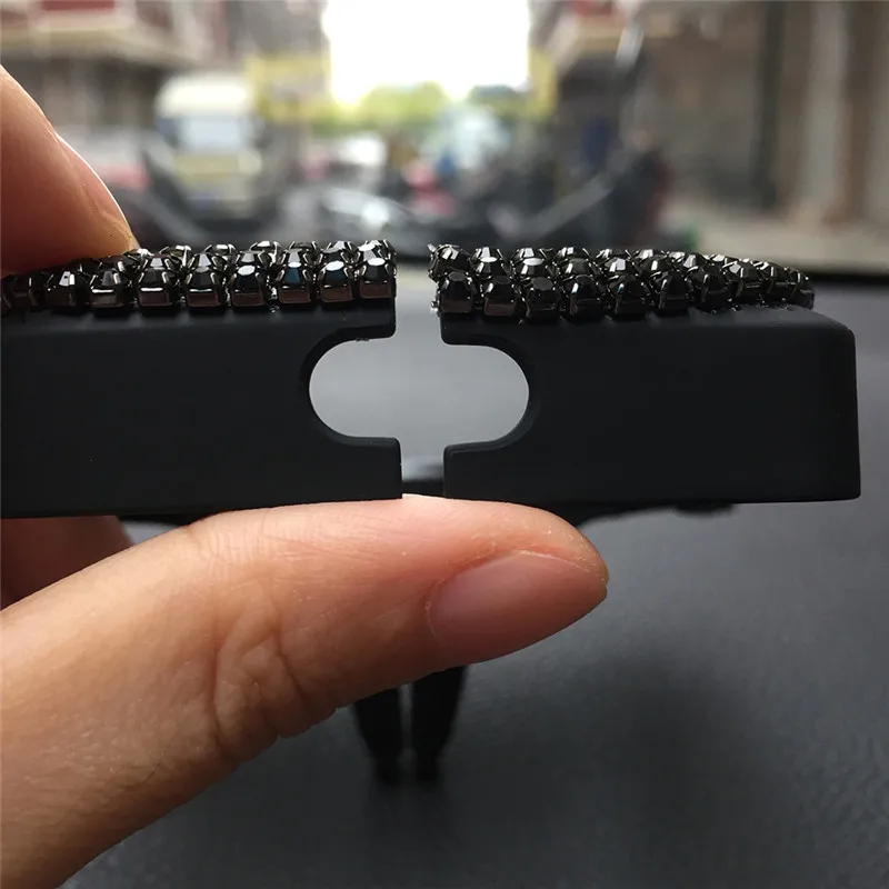 Универсальный автомобильный держатель для телефона со стразами с креплением на