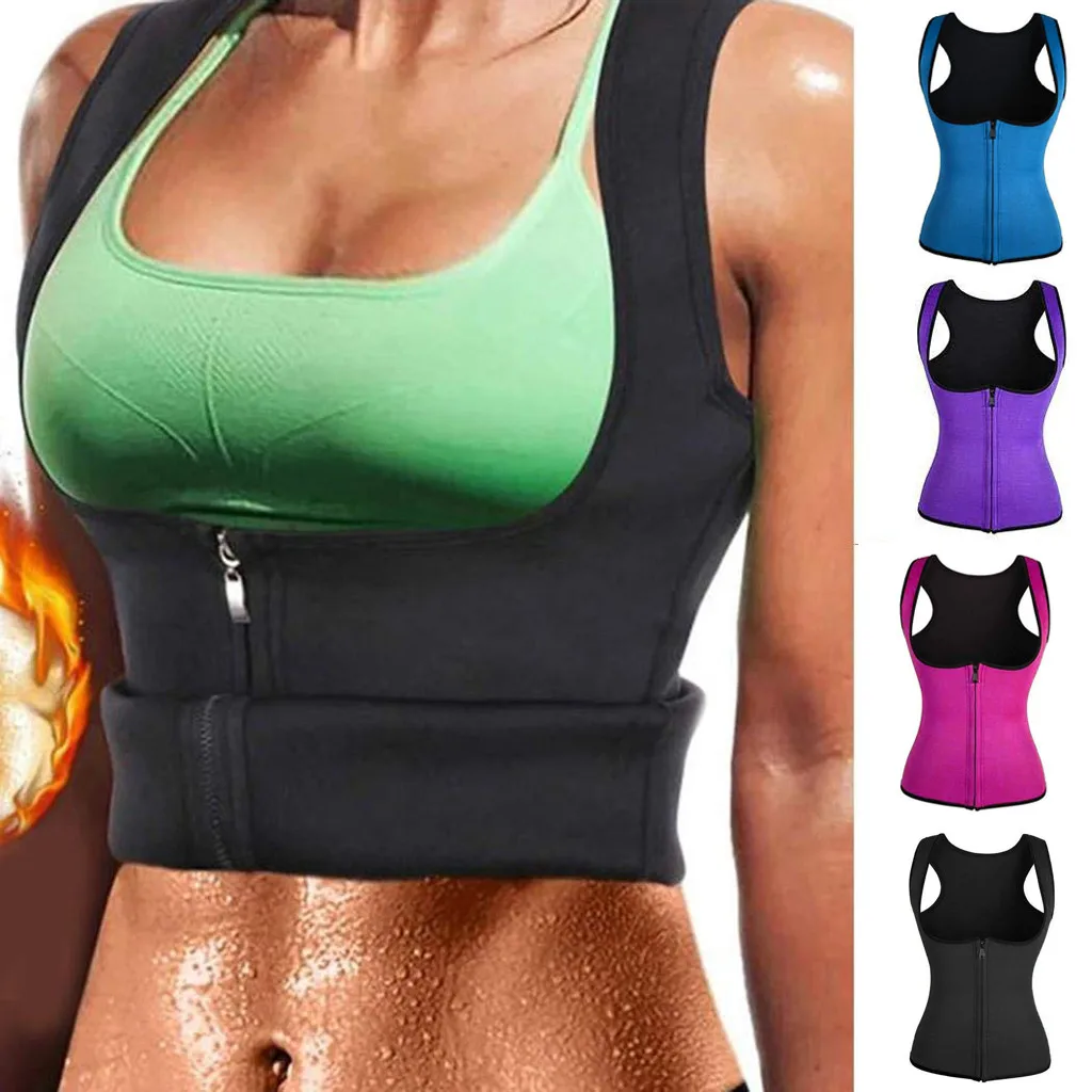 

Women Fitness Corset Sport Body Shaper Vest Women Waist Trainer Workout Slimming Women ladies shapers vest Belt body Corset #40