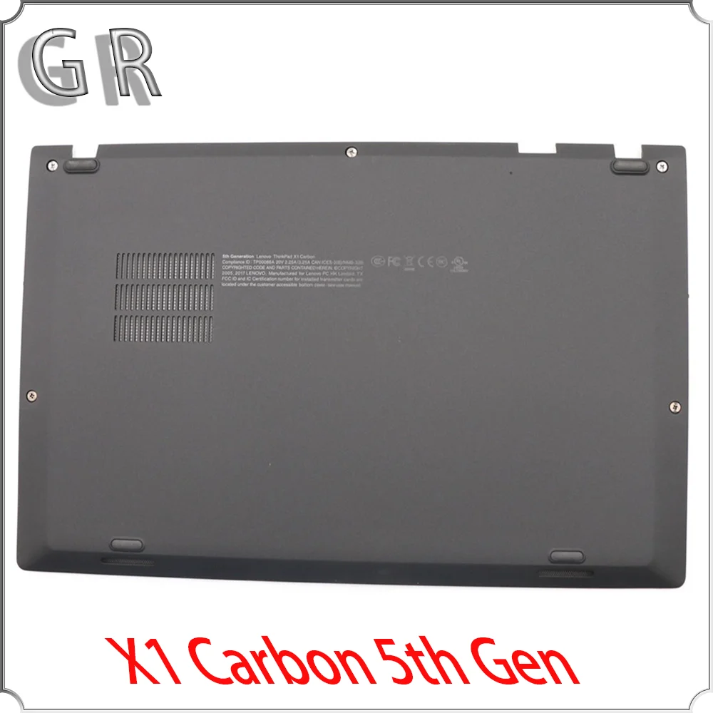 

New Original for Lenovo ThinkPad X1 Carbon 5th Gen 2017 Black Lower Bottom Base Case Cover D Cover FRU 01LV461 SM10N01545