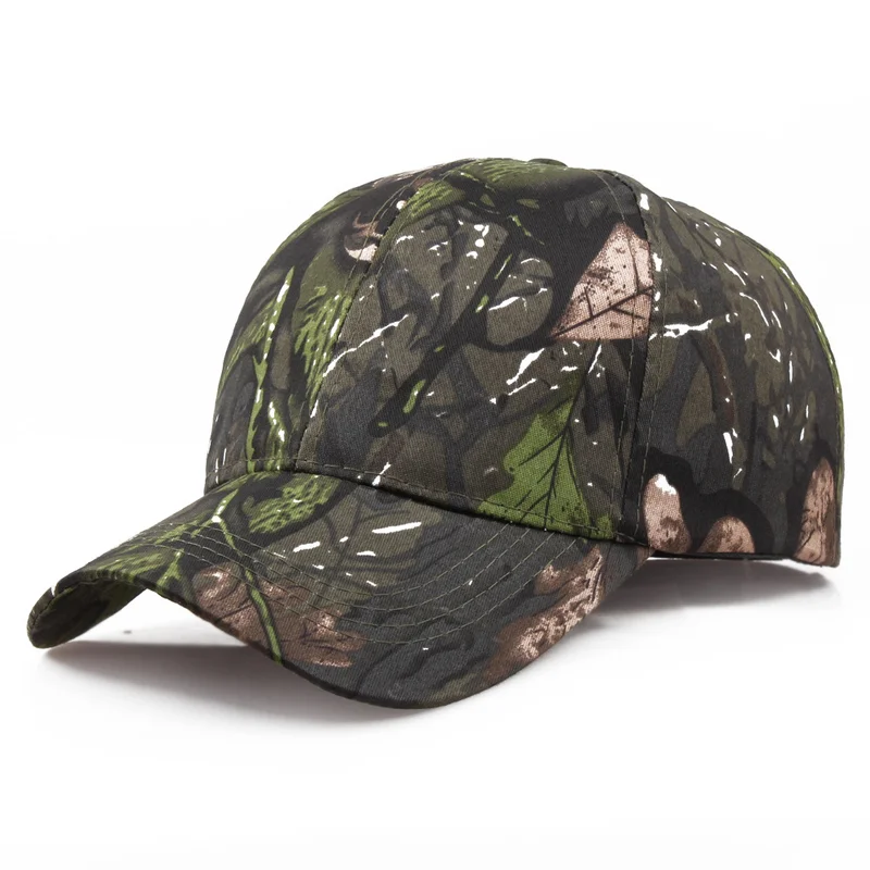 New Snapback Baseball Cap Men Outdoor Fishing Hunting Camouflage Jungle Sports Hat Airsoft Tactical Unisex Hiking Hats | Аксессуары для