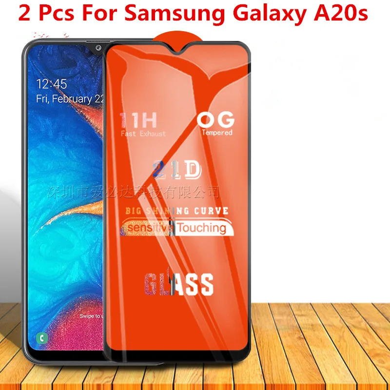 

2 шт. закаленное стекло для Samsung Galaxy A20s защита для экрана Защитная пленка для Samsung galaxy A20S