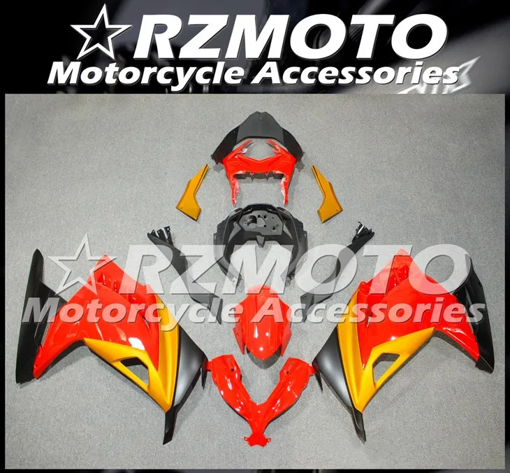 

New ABS Motorcycle Fairings kit Fit for Kawasaki Ninja 300 EX300 ninja300r 2013 2014 2015 13 14 15 16 17 18 19 Red Golden
