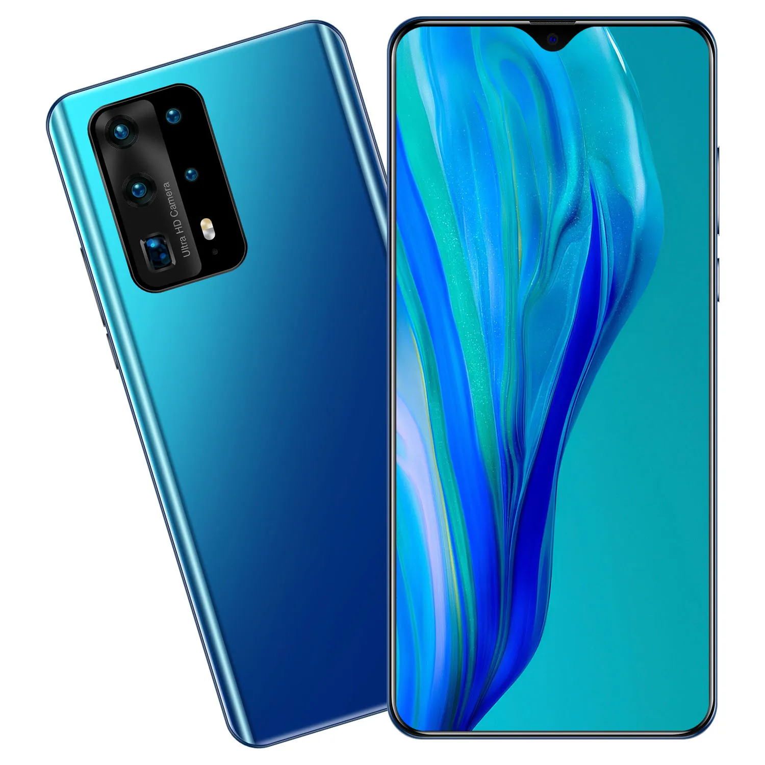 

P40 Pro+ Newest Smartphone 8 GB RAM 256GB ROM 5000mAh Android 10.0 Deca Core CPU Mobile Phone 6.6" 32MP Rear Cameras Smartphone