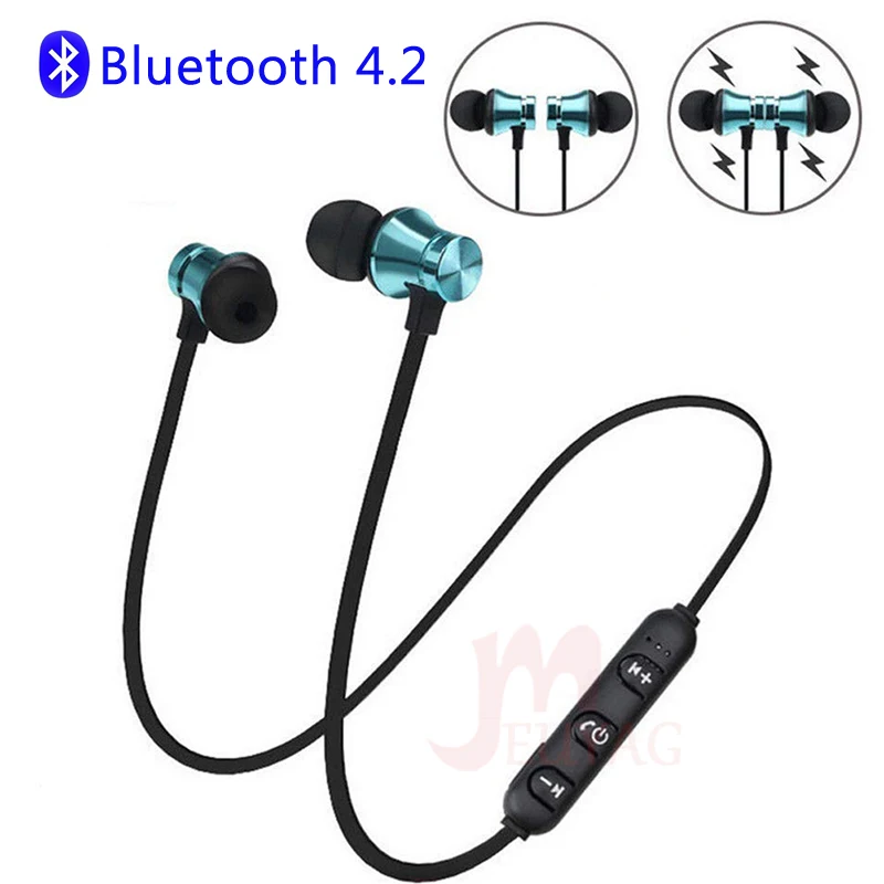 Магнитные беспроводные bluetooth наушники XT11, музыкальная гарнитура, шейные спортивные наушники с микрофоном для iPhone, samsung, Xiaomi