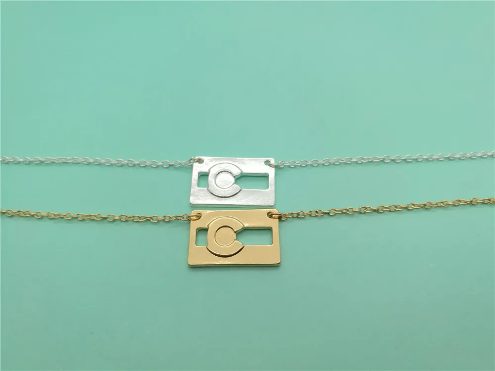 Флаг Колорадо браслеты простой США Государственный флаг браслет в форме Штатов