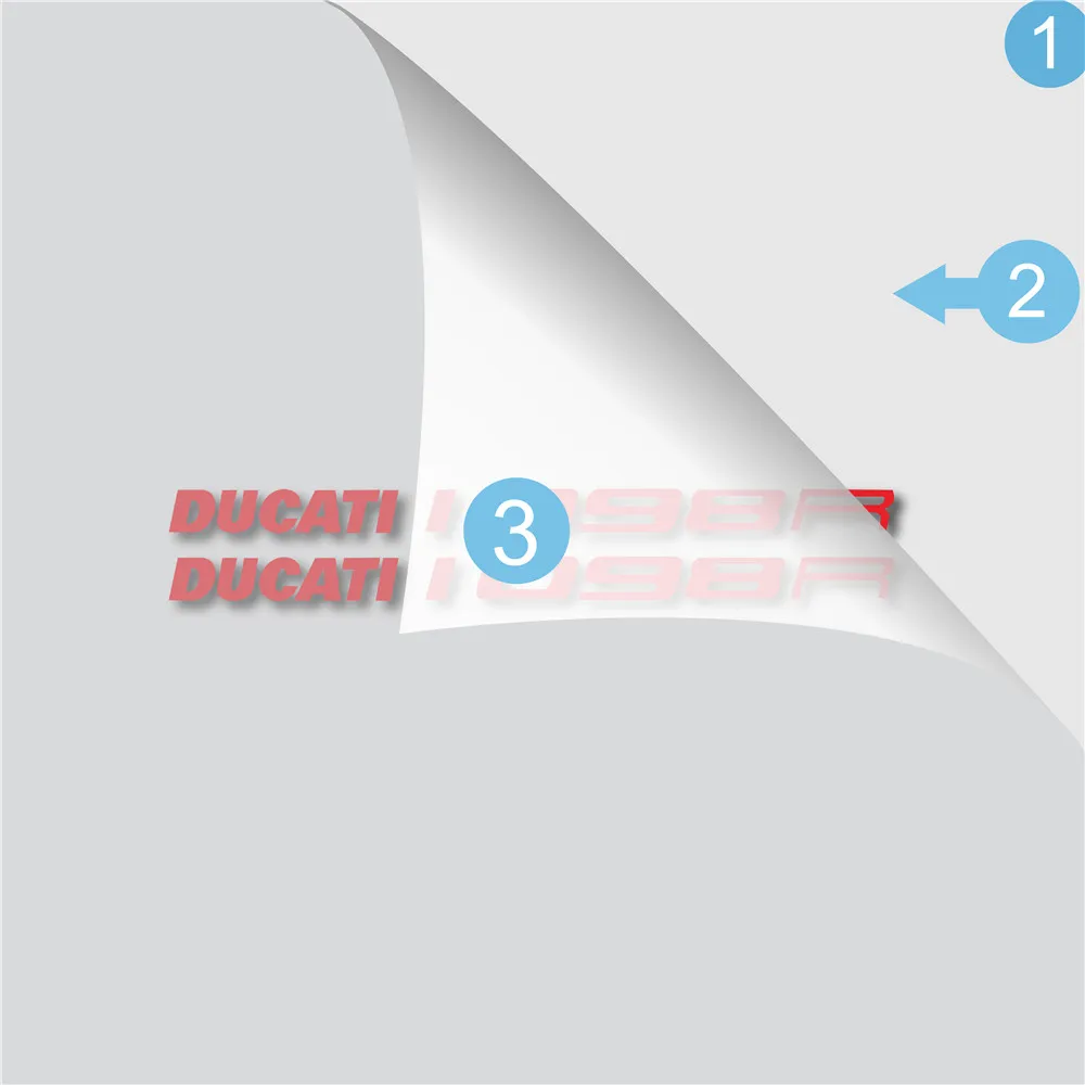 

Motorcycle sticker accessories Fuel tank Wheels helmet Reflective MOTO body sign personality decoration sticker For DUCATI 1098R