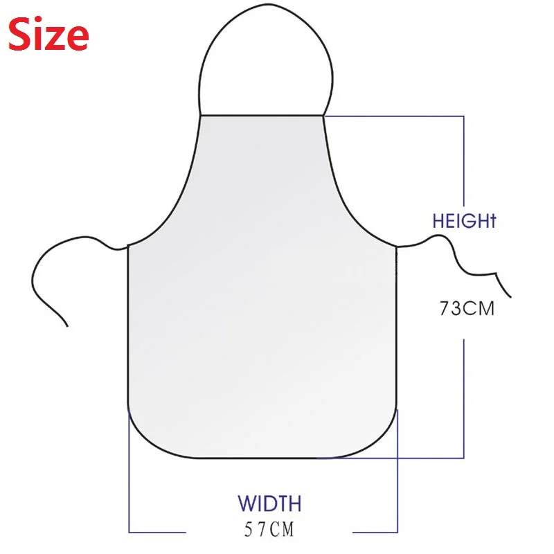 1 шт барбекю фартук из полиэстера с очаровательным принтом Кухня Пособия по