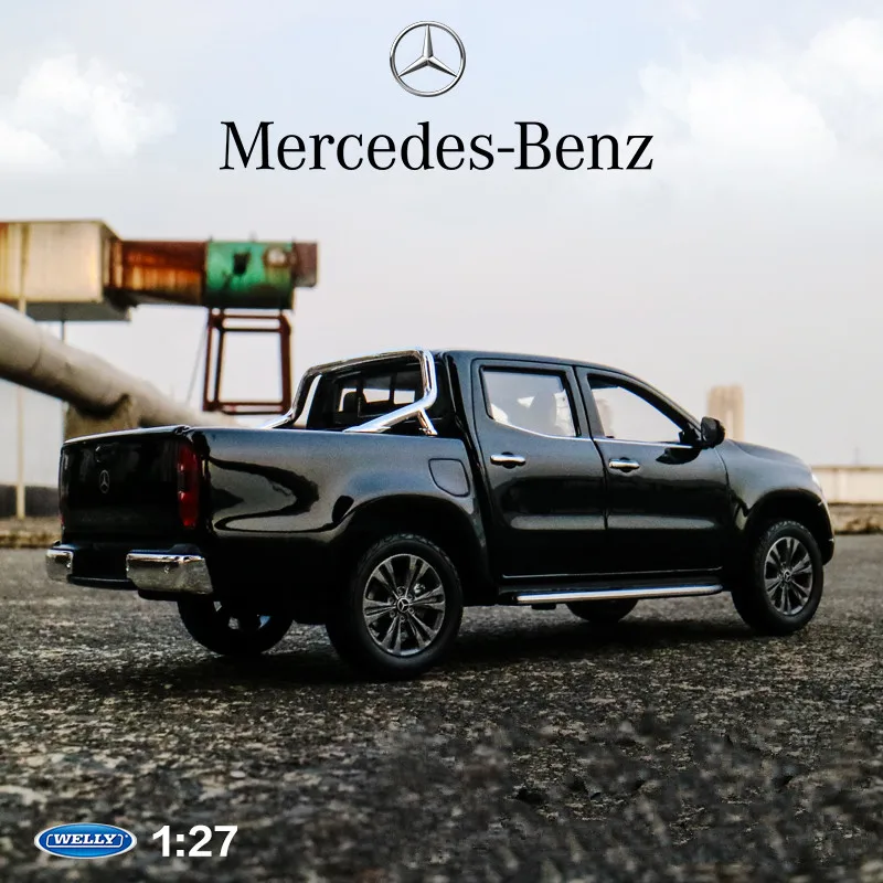 Welly 1:24 пикап Mercedes X-Class модель автомобиля из сплава имитация украшение коллекция