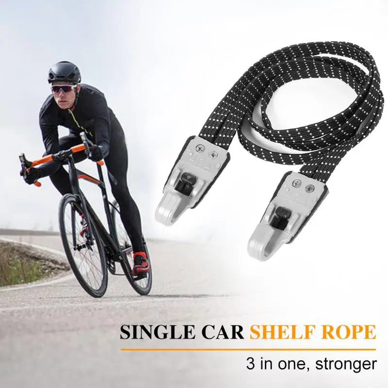 Для Галстука багажа груза уличного велосипеда эластичный ремешок черный белый