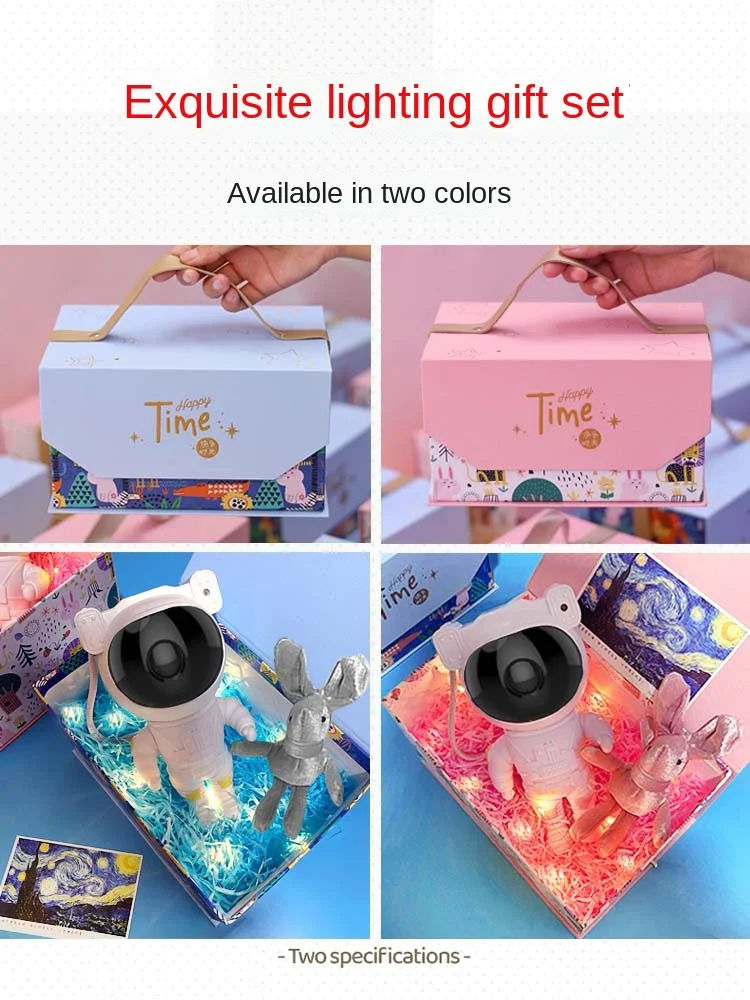 

2021 астронавт с дистанционным управлением, атмосферная лампа для детской комнаты, Рождественский подарок на день рождения, проекционный пер...