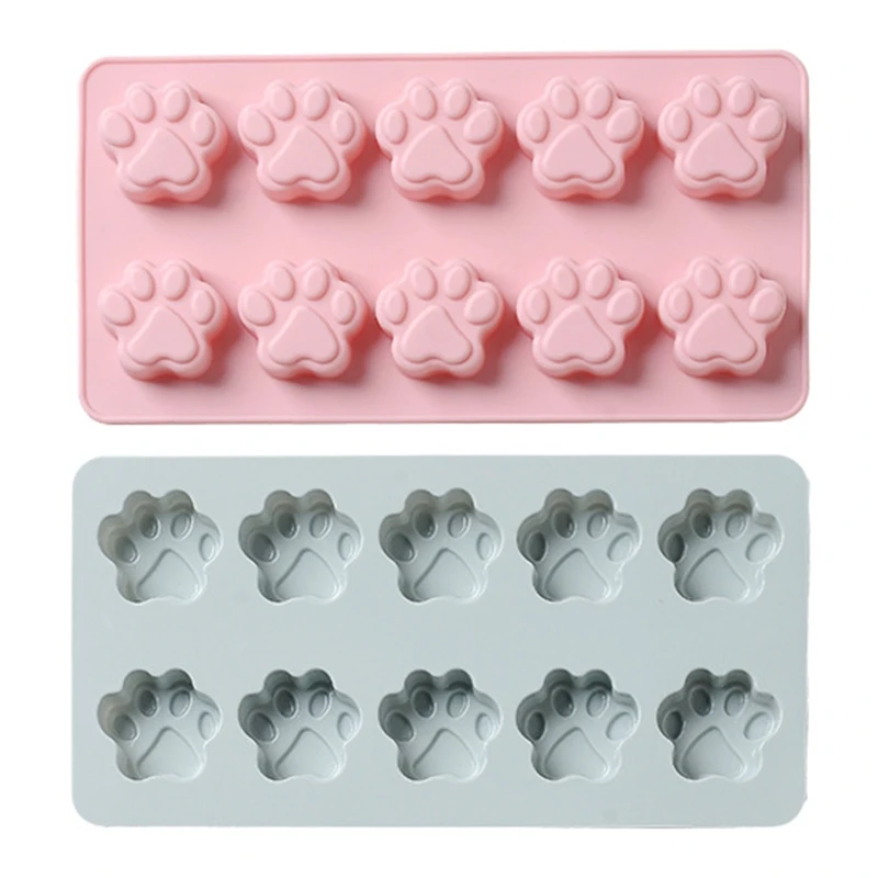 

Multiple Paw Chocolate Ice Mold Silicone Cake Decor Mold DIY Baking Tool for DIY Fondant Baking Chocolate Candy