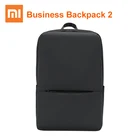 100% оригинальный классический деловой рюкзак Xiaomi mijia 2 поколения 15,6 дюймов Студенческая сумка через плечо для ноутбука унисекс для путешествий на открытом воздухе