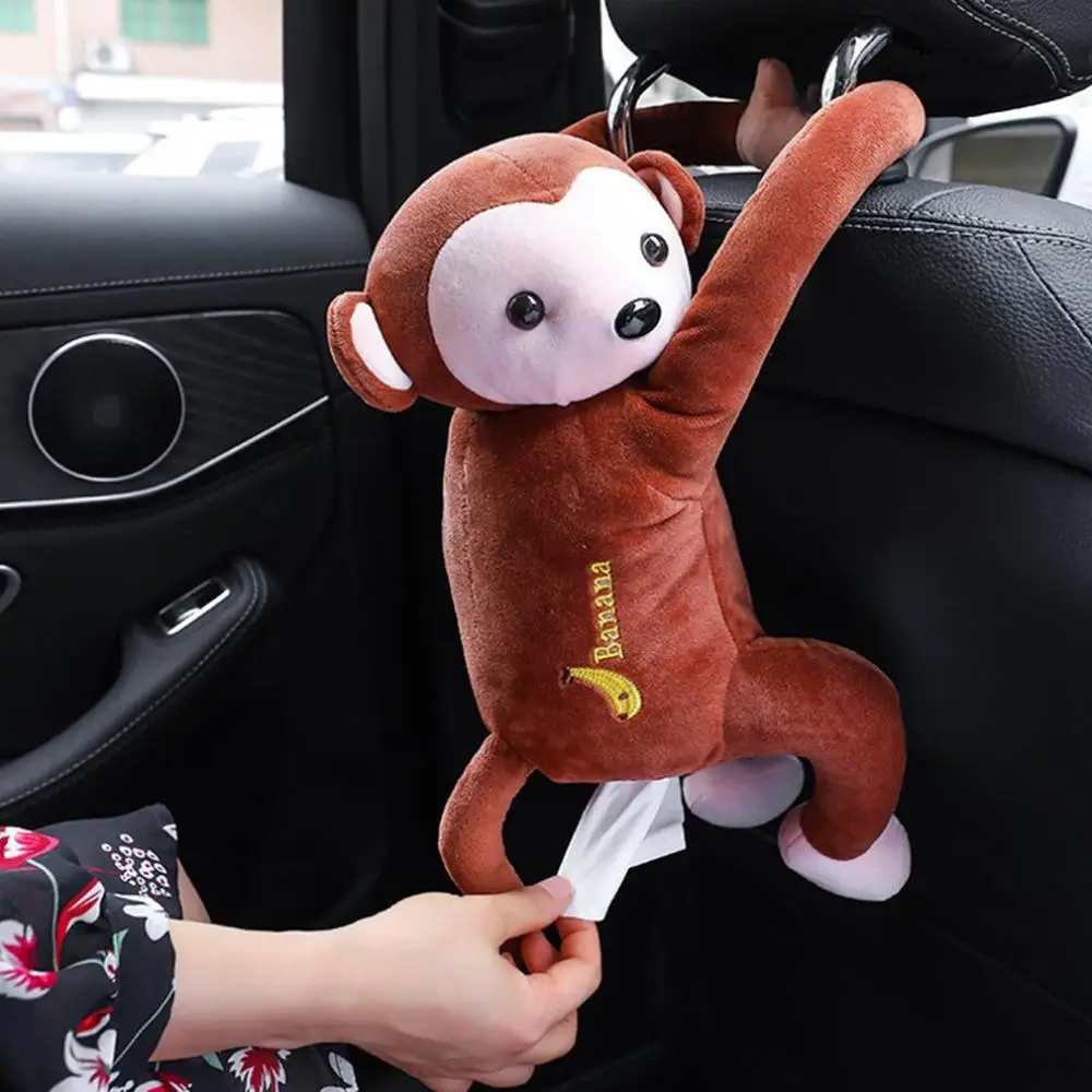 

Car Seat Back Tray Paper Towel Storage Box Car Hanging Tissue Box Cartoon Lovely Hanging Pumping Paper Towel Tray