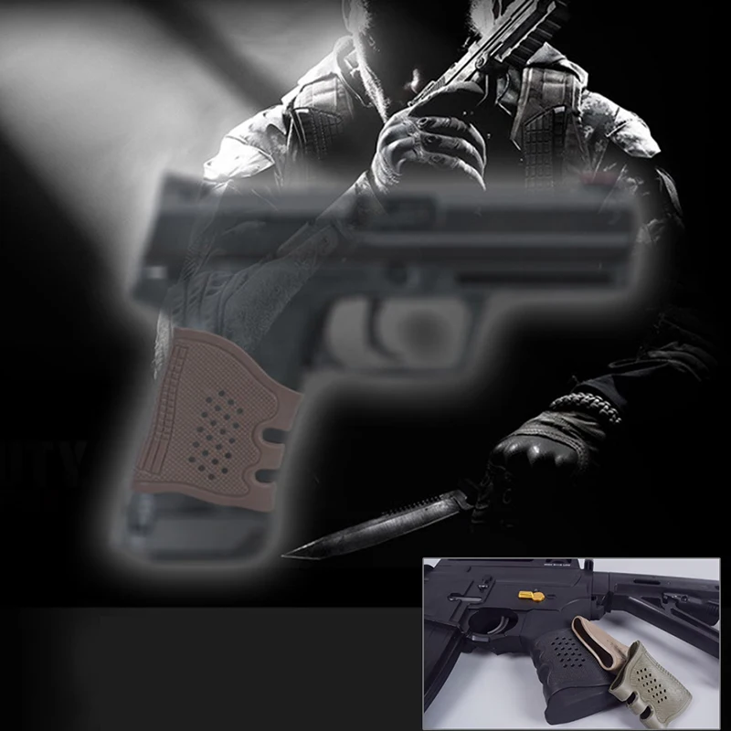 Coldre Глок кобура Антипробуксовочная Tactical Pistol Rubber Protect Cover Возьмитесь стрелялки