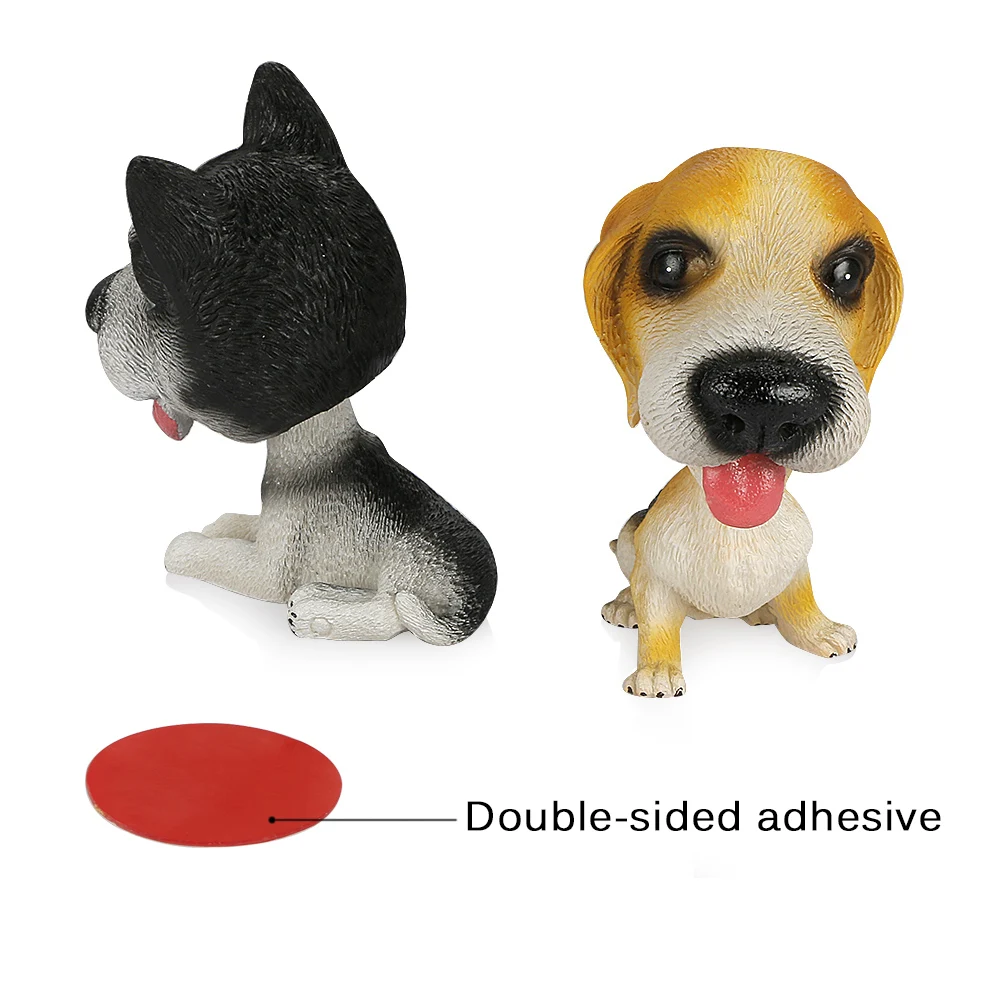 Автомобильный орнамент смоляная встряхнутая голова собака кукла украшение для