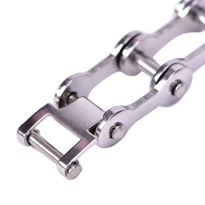 

Fashion Men Stainless Steel Motorcycle Bike Chain Bracelet Bangle Jewelry Gift Accessory And Decoration for men