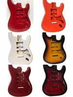 semi finished electric colourful guitar body unfinished made of high quality maple wood diy fender st style guitar accessories