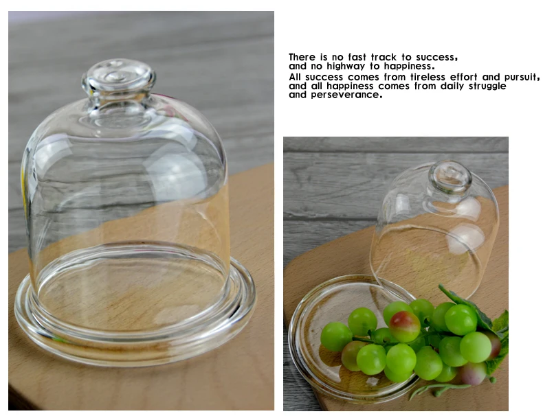 

Transparent Glass Snacks Dessert Fruit dan gao zhao Creative Dishes Molecular Cuisine Boutique Dish Food Cover