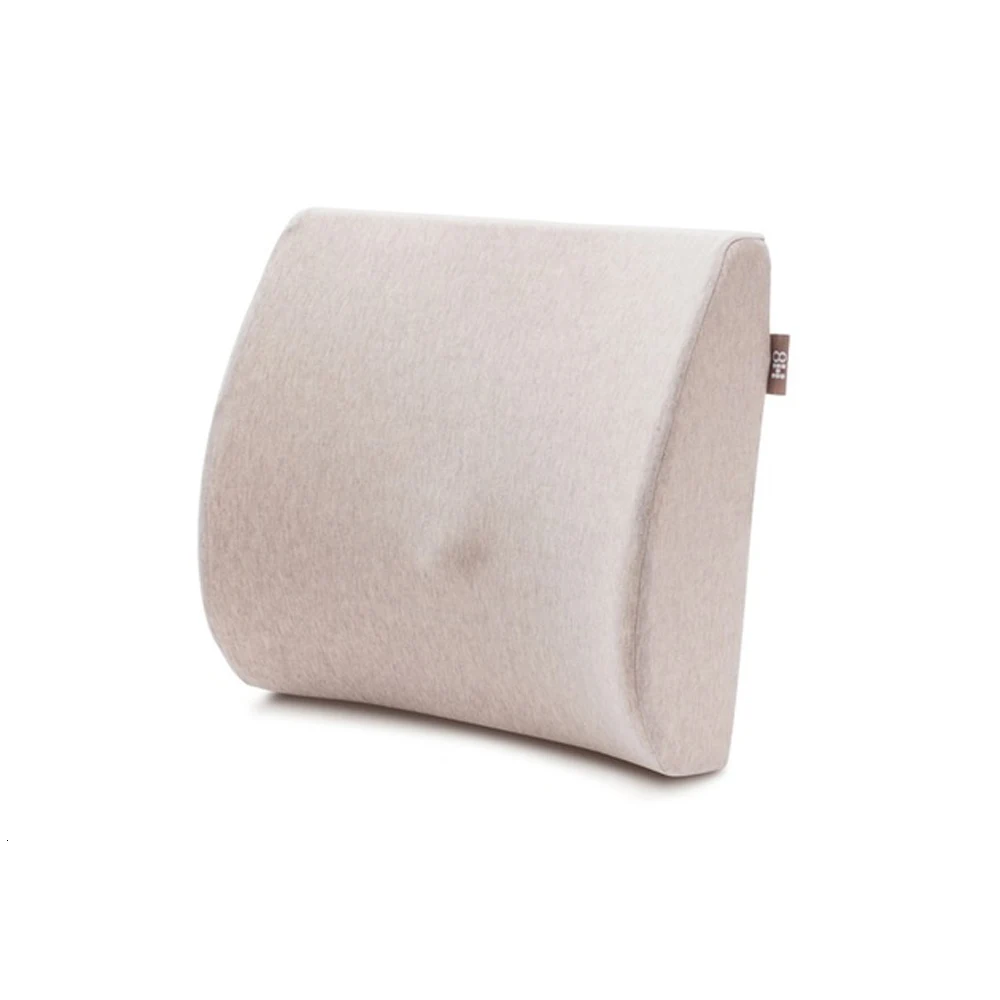 Beige 8H Pillow K1 Xiaomi youpin 8h Подушка память хлопок Уход Подушка под поясницу стул подушка, подушка удобная домашняя офисная подушка путешествия - Цвет: Beige 8H Pillow K1
