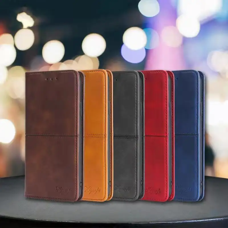 Чехол в клетку для Samsung Galaxy A5 A6 A7 A8 A9 2018 кожаный чехол A830 A9S A6S A520 A720 Магнитный