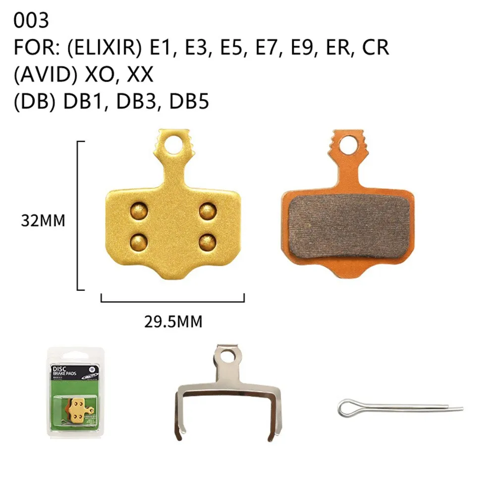 

Bicycle Electric Scooter Metal Sintered Disc Brake Pads For SHIMAN0 MT200 M8000 BB5 CR Ebike Scooter Accessories Bicycle Parts