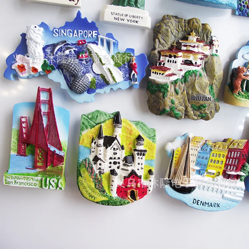 1 шт. туристический сувенир Нью Йорк Сан Франциско бирлин Сингапур Дубай