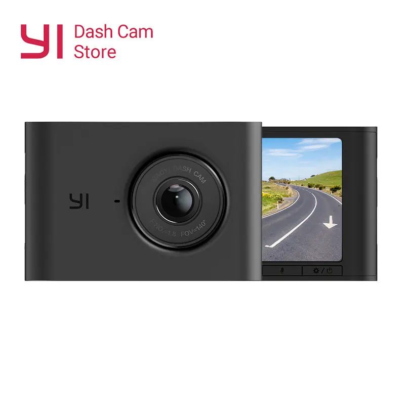 YI Nightscape Dash камера 2,4 ''ЖК-экран 1080P HD ADAS 140 широкоугольный объектив ночного видения Автомобильный видеорегистратор приборная панель камера для автомобиля