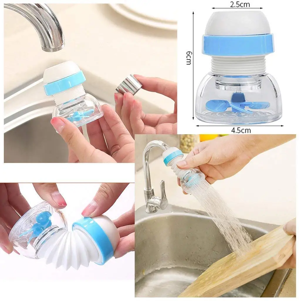 Регулируемый аэратор для кухонного смесителя с поворотом на 360