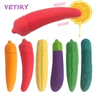 VETIRY овощи Вибратор Интимные Игрушки для женщин Вагина Стимулятор клитора массаж поддельный пенис женский секс товары для мастурбации