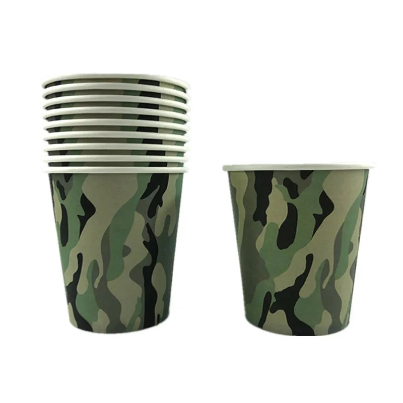 

Camouflage Theme Party Army Green Decorations Tableware Banners Napkins Paper Cup Plate Baby Shower Kids Birthday Party Supplie