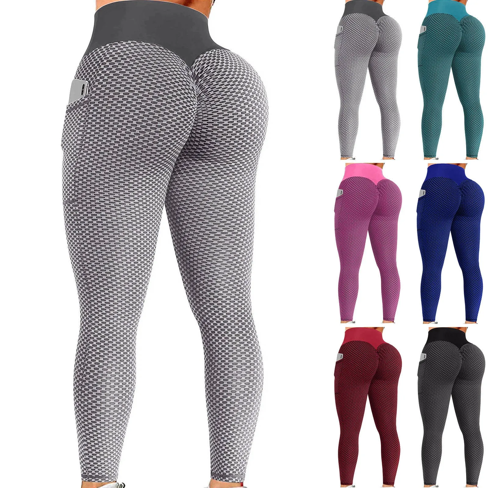 

Hot Girl Seamless High-Waist Leggings Women Stretch Fitness Leggings Breathable Peach Hip Quick-Drying Running Leggings Dropship