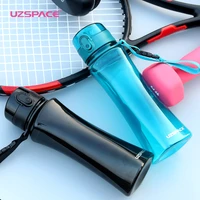 plastic drinking water bottle reusable leakproof water bottle bpa free for fitness gym and outdoor sports