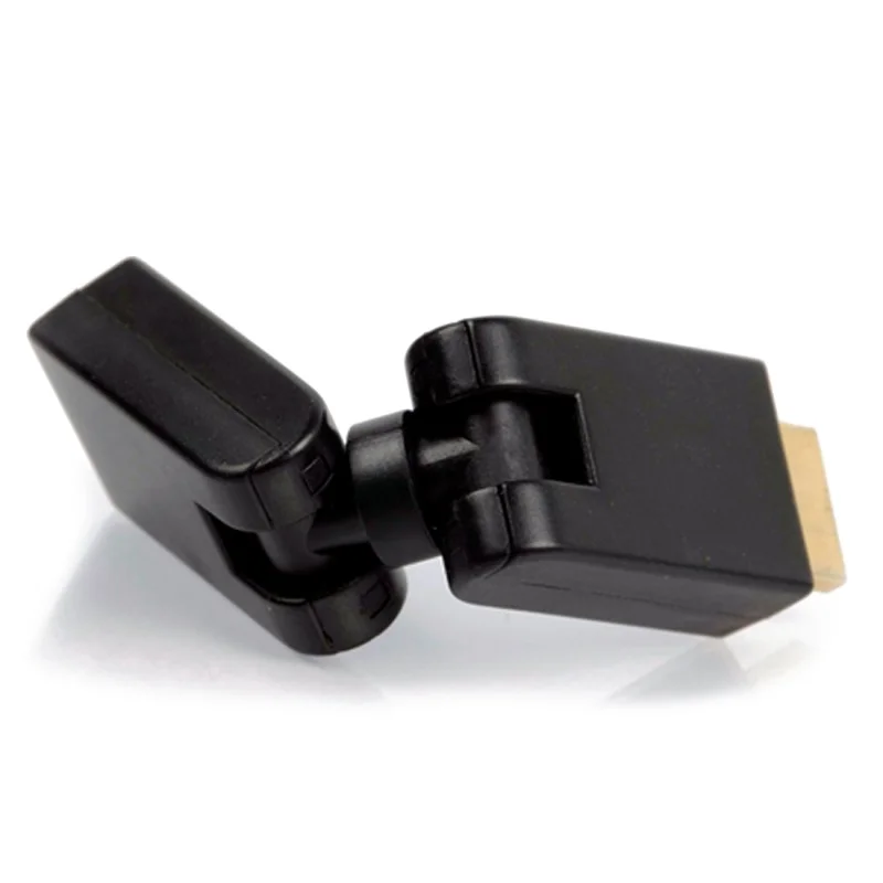 Поворот на 360 градусов V1.4 HDMI штекер гнездо адаптер Черный|Кабели HDMI| |