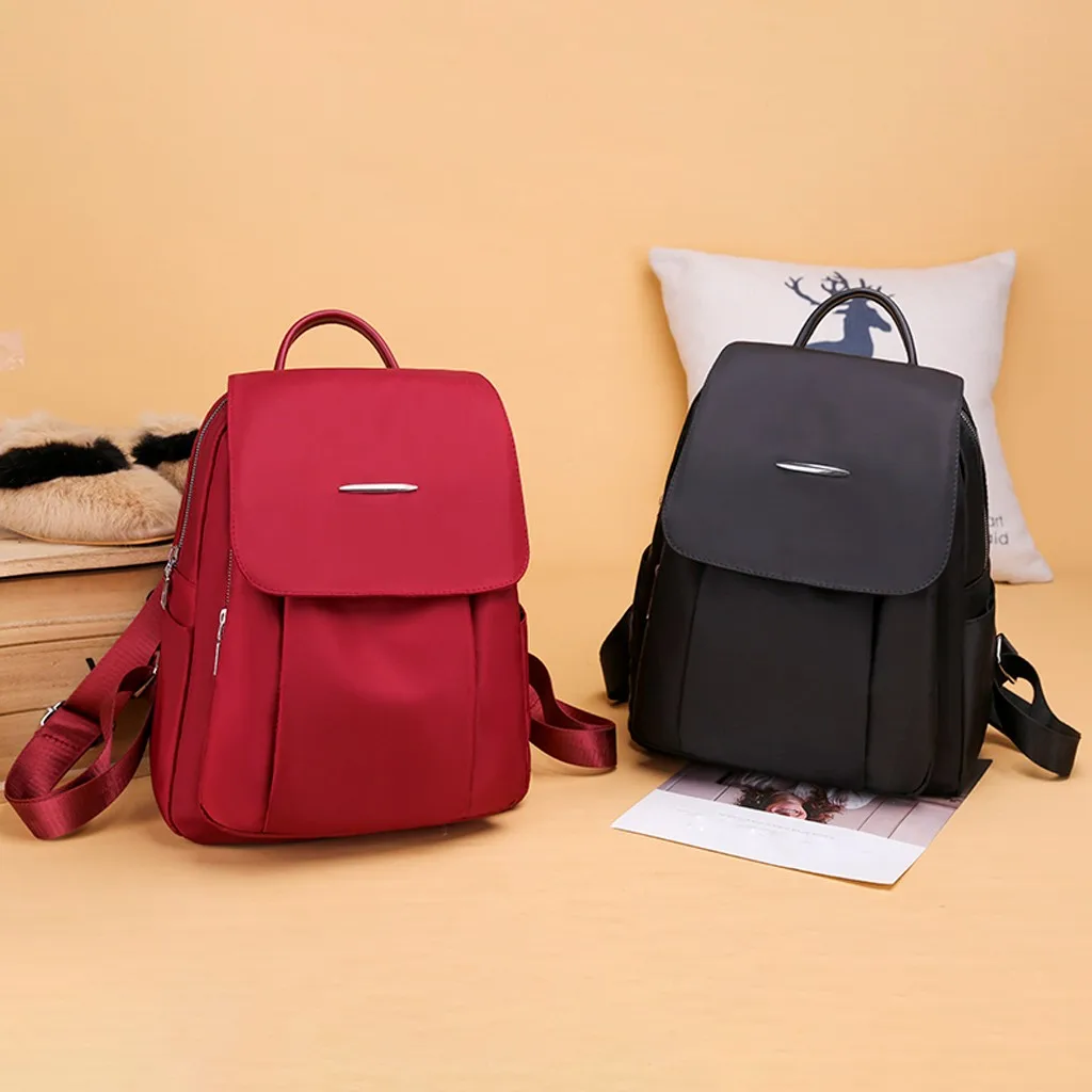 

2021 Women Backpack Suitable For Men And Women Nylon Travel Backpack Fashion Retro College Business Computer Bag