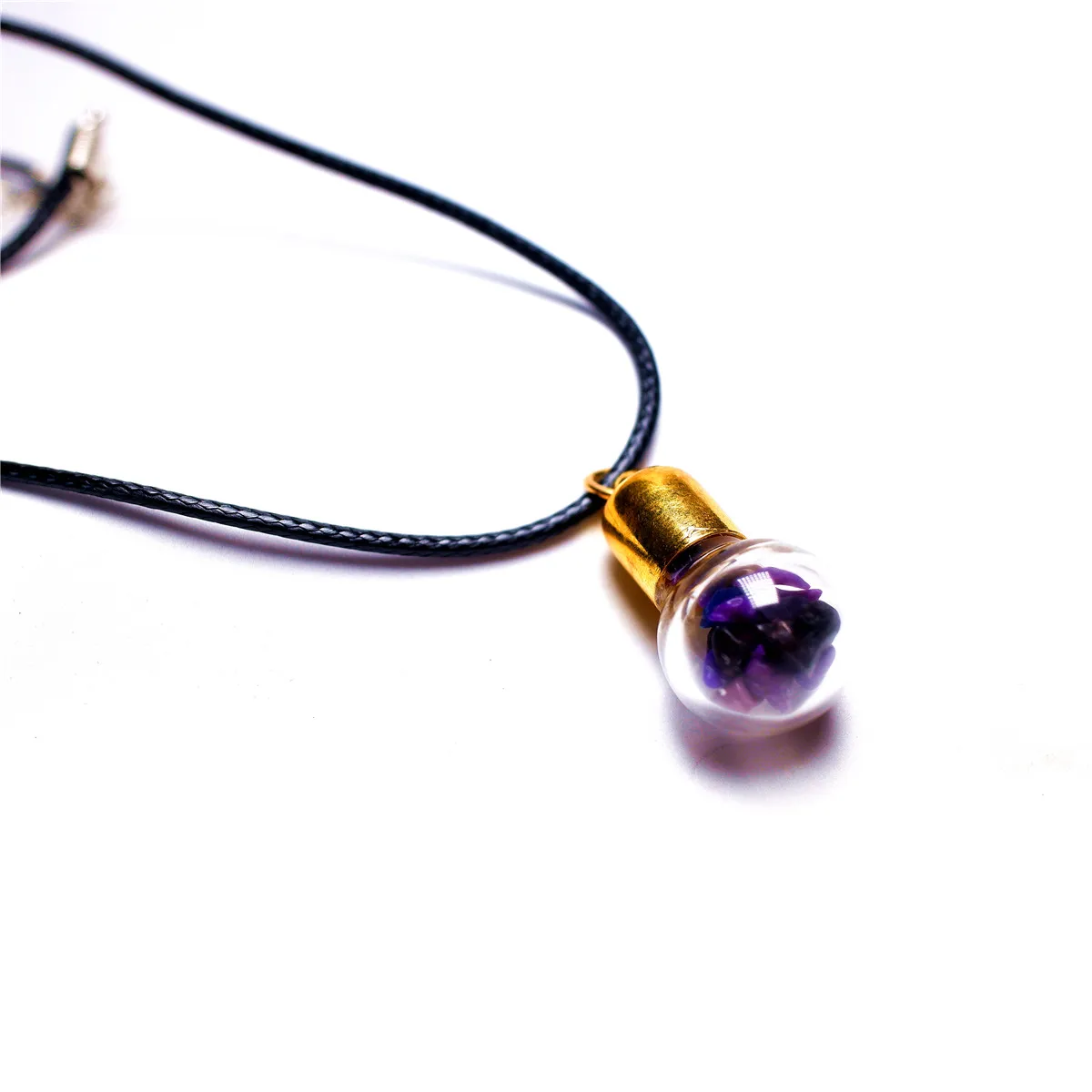 Koraba Natural Sugilite Drift Bottle подвеска ожерелье из драгоценных камней Дизайнерские
