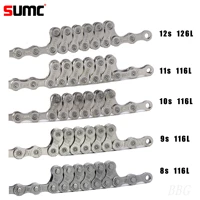 bicycle chains sumc mountain bike road bike shifting 8 9 10 11 12 speed s cycling silver chain for m8000 m6000 m9100 m610 new