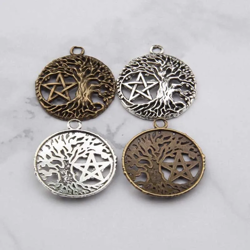 Винтажные Ювелирные изделия 50 шт./лот кулон в виде пятиконечной звезды Викинга