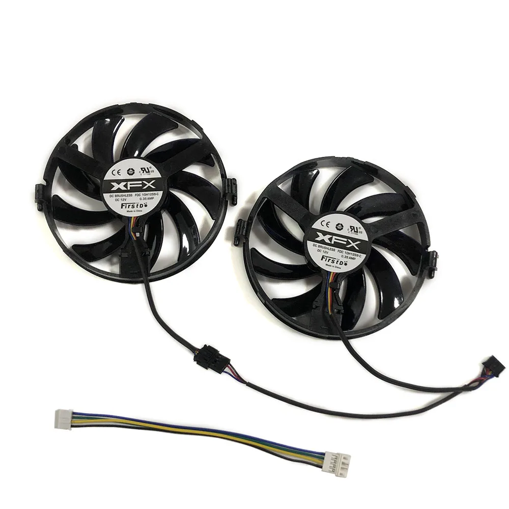 Кулер XFX RX 460 GPU VGA вентилятор охлаждения FY09010H12LPA для карты R9 380X R7 370 RX460 Grahics в