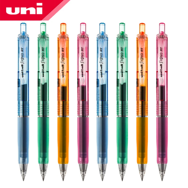 

4/8 Pcs Japan UNI push-type gel pen UMN-105C 0.5mm signature pen black refill bullet write comfortable and smooth