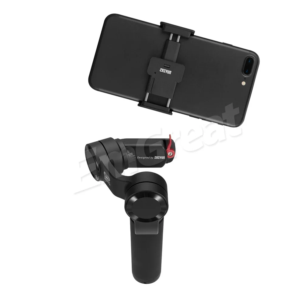 Zhiyun Smooth 4 Q2 3-осевой портативный смартфон сотовый телефон видеокамеры Стабилизатор для iPhone 11 Pro Max XS XR X 8P 8 samsung S9 S8 и экшн Камера