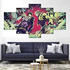 5 шт. настенное художественное Холст Аниме принты манга картины фигурки плакаты домашний декор Современная отделка спален настенные картины