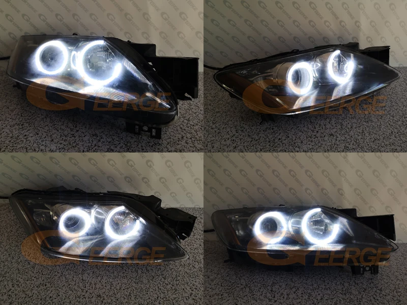 Excellent Ultra bright SMD LED Angel Eyes halo rings kit Day Light For Mazda cx7 cx 7 CX-7 2006 2007 2008 2009 2010 2011 2012 | Автомобили
